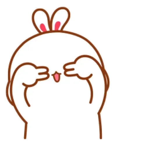 cute rabbit - Sticker 10