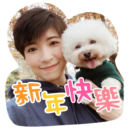 Kira Chan CNY 小新粒子賀年貼紙 - Sticker 9