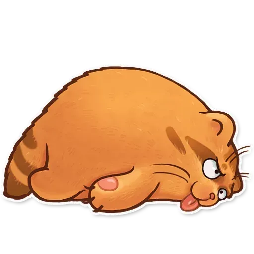 Orange Meow - Sticker 11