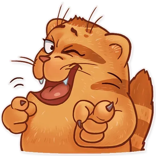 Orange Meow - Sticker 27