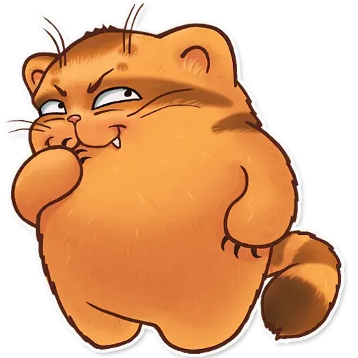 Orange Meow - Sticker 20