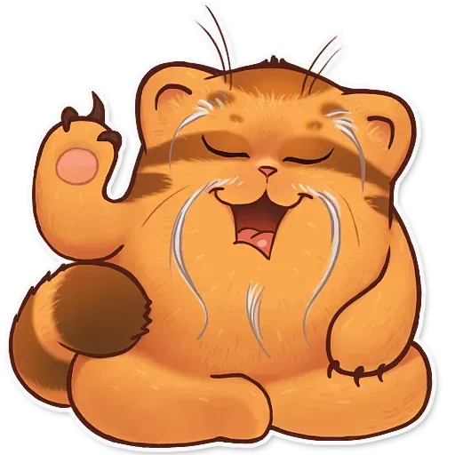 Orange Meow - Sticker 30
