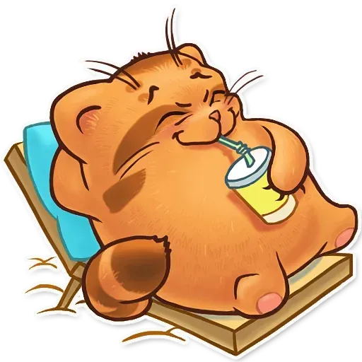 Orange Meow - Sticker 13