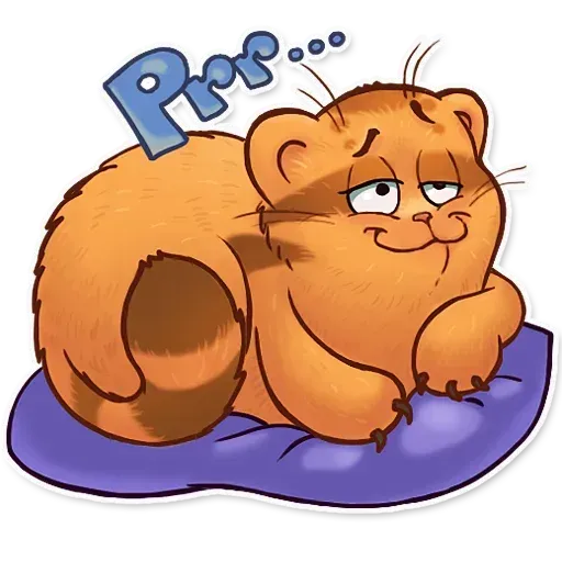 Orange Meow - Sticker 24