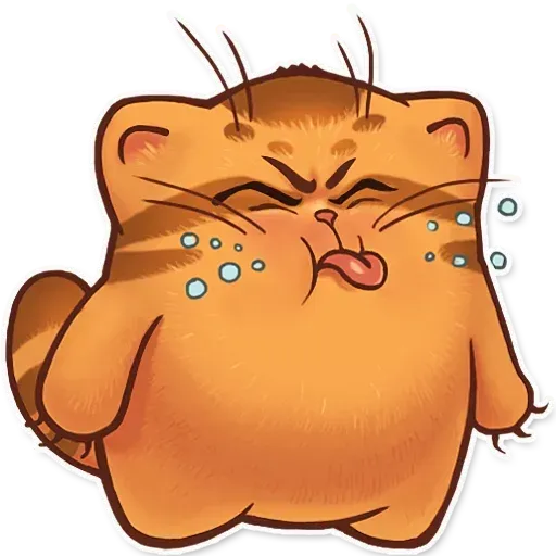 Orange Meow - Sticker 12