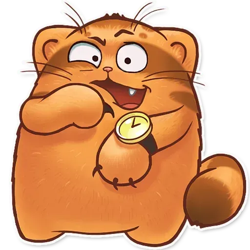 Orange Meow - Sticker 19