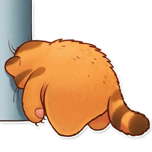 Orange Meow - Sticker 26