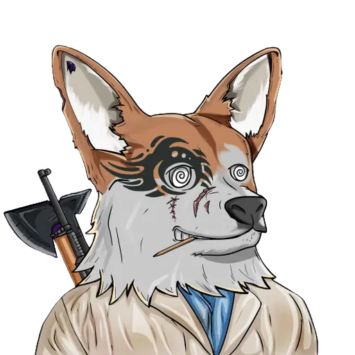 Corgi Heroes NFT Save Ukraine - Sticker 18