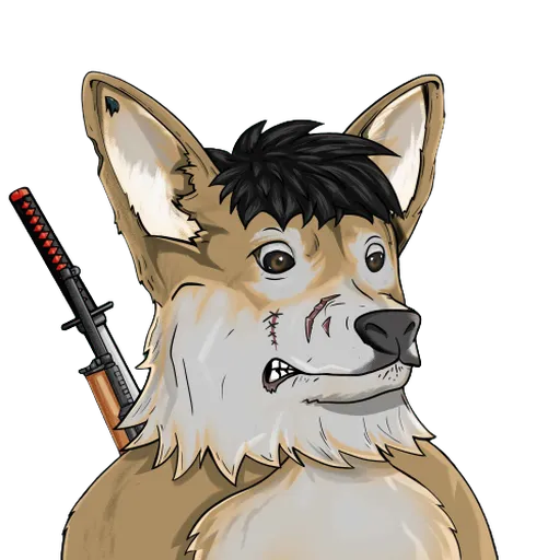 Corgi Heroes NFT Save Ukraine - Sticker 14