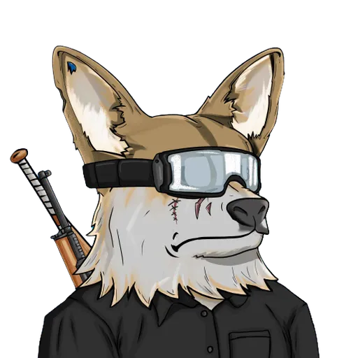 Corgi Heroes NFT Save Ukraine - Sticker 23