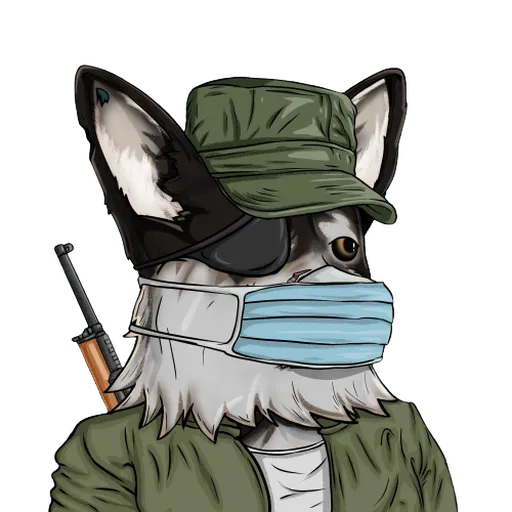 Corgi Heroes NFT Save Ukraine - Sticker 9
