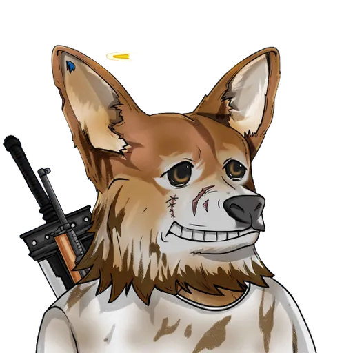Corgi Heroes NFT Save Ukraine - Sticker 26