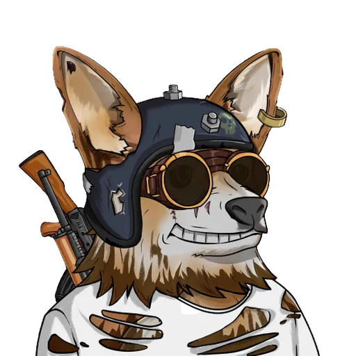 Corgi Heroes NFT Save Ukraine - Sticker 29
