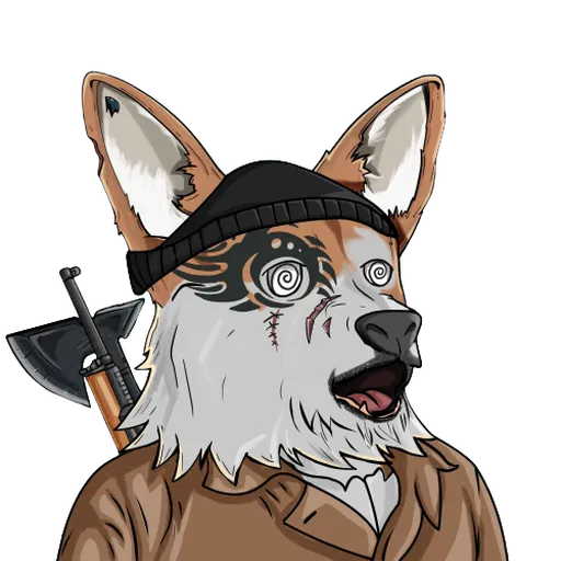 Corgi Heroes NFT Save Ukraine - Sticker 16