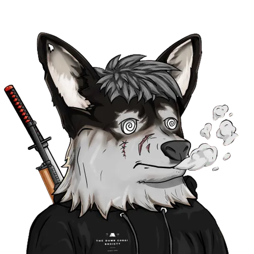 Corgi Heroes NFT Save Ukraine - Sticker 24