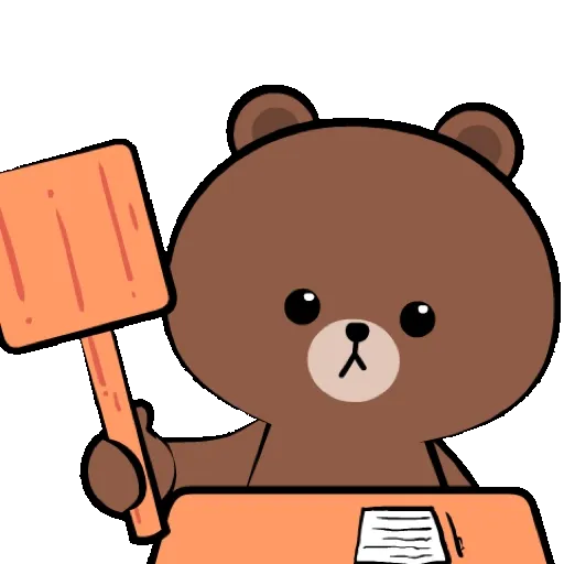 Sticker BROWN & FRIENDS   Andie v10 GIF* - Sticker 16