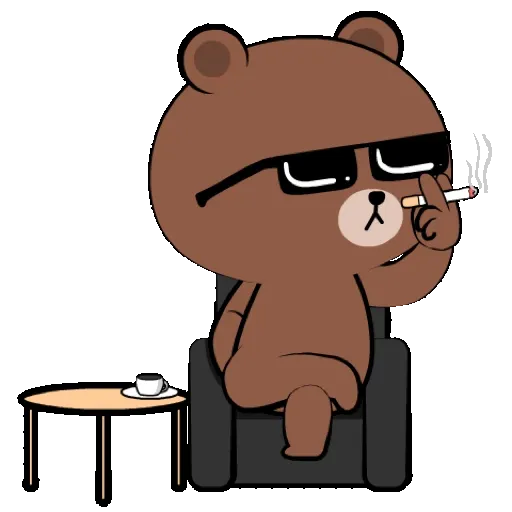 Sticker BROWN & FRIENDS   Andie v10 GIF* - Sticker 14