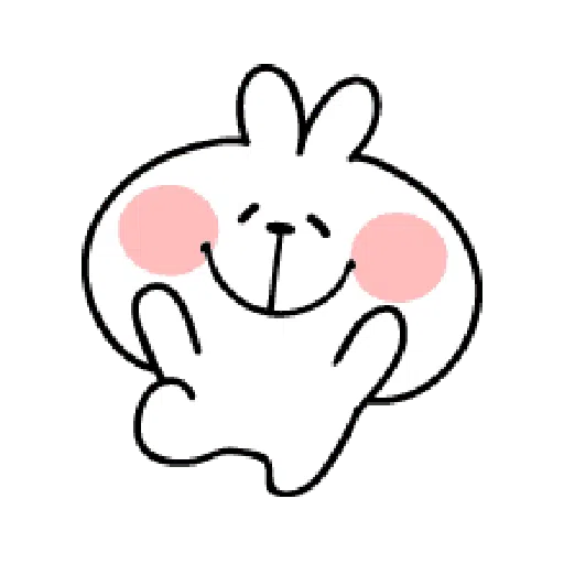 Rabbit Doodle 02 - Sticker 21