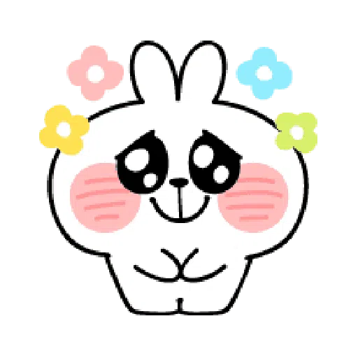Rabbit Doodle 02 - Sticker 23