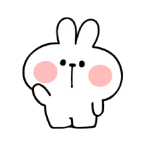 Rabbit Doodle 02 - Sticker 13