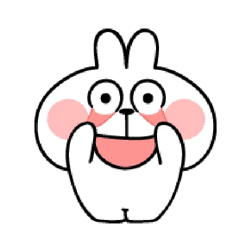 Rabbit Doodle 02 - Sticker 24