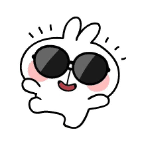 Rabbit Doodle 02 - Sticker 30