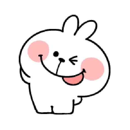 Rabbit Doodle 02 - Sticker 12