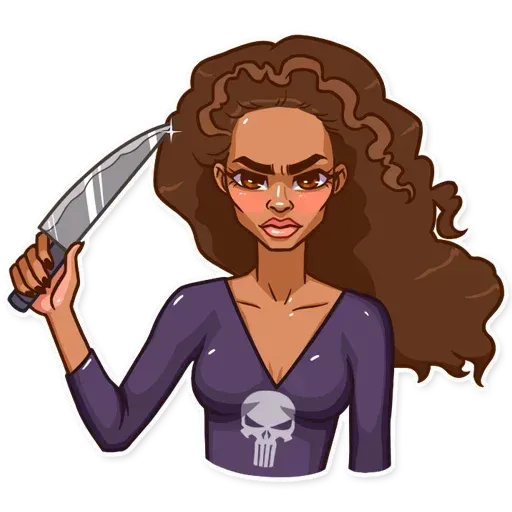 Curl - Sticker 22