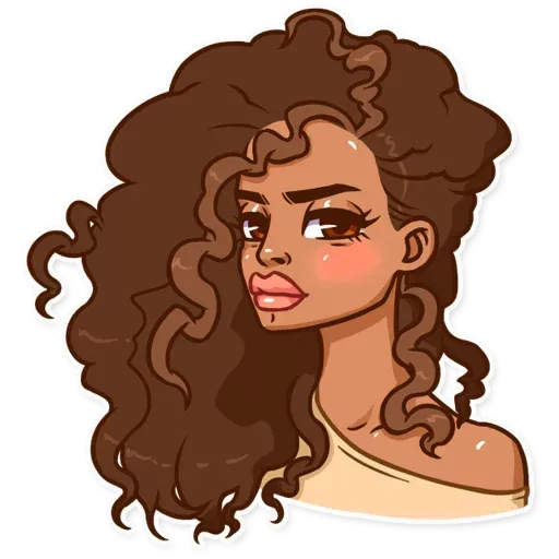 Curl - Sticker 10