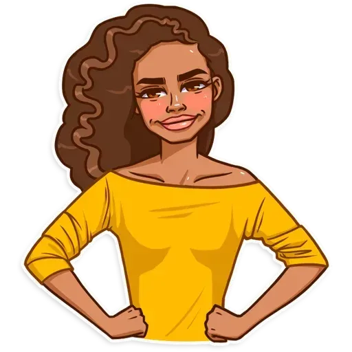 Curl - Sticker 24