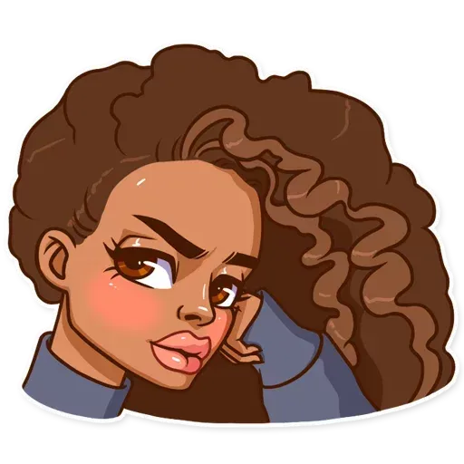 Curl - Sticker 16