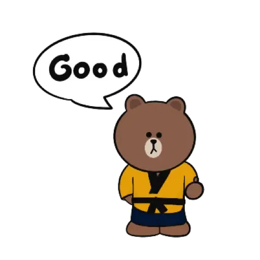 Happy New Year Taekwondo BROWN & FRIENDS (新年) (1) - Sticker 13