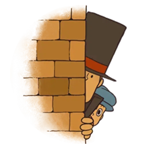 Professor Layton 1 - Sticker 10