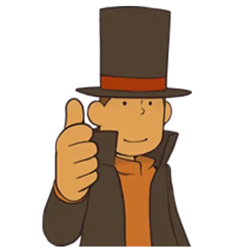 Professor Layton 1 - Sticker 11
