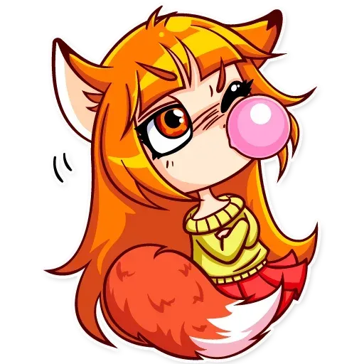 Fox Girl - Sticker 10
