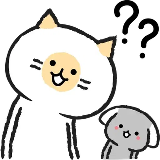 [ 알림 ] 개 키우는 고양이, 캣시터 - Sticker 24