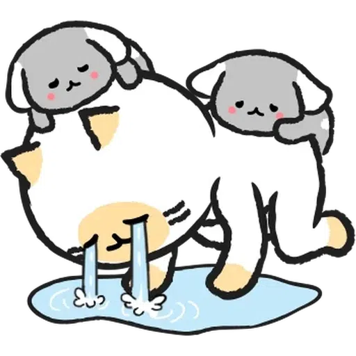 [ 알림 ] 개 키우는 고양이, 캣시터 - Sticker 9