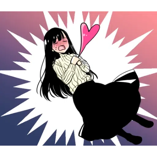 A woman who wants to feed a boy - Sticker 12