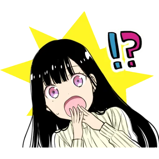 A woman who wants to feed a boy - Sticker 10