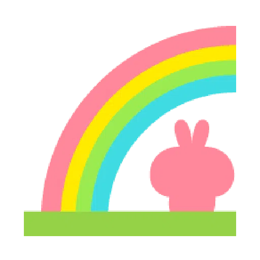 Rabbit Smile Emoji - Sticker 22