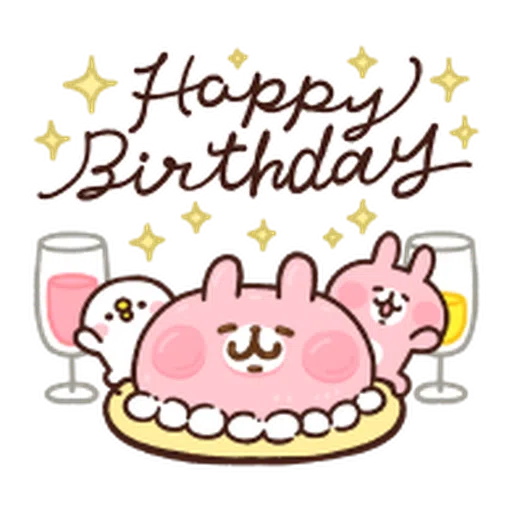 Kanahei Piske & Usagi Celebrate - Sticker 15