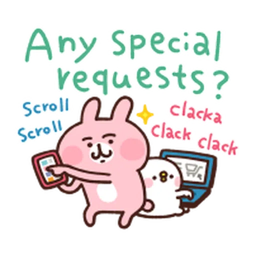 Kanahei Piske & Usagi Celebrate - Sticker 16