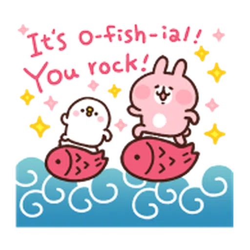 Kanahei Piske & Usagi Celebrate - Sticker 14
