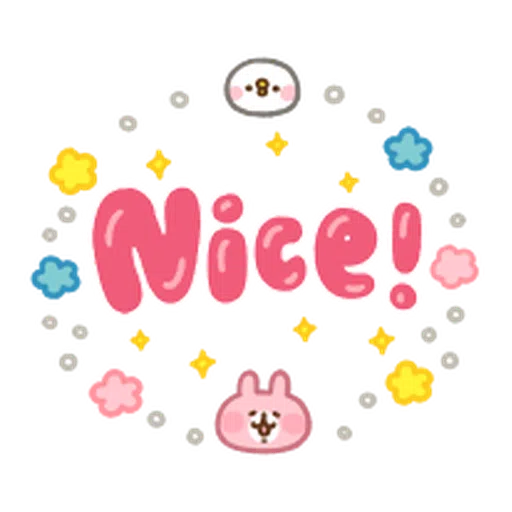 Kanahei Piske & Usagi Celebrate - Sticker 12