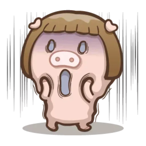 Fat pig couple - Sticker 25