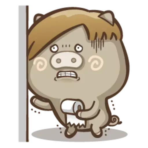 Fat pig couple - Sticker 27