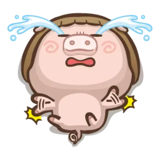 Fat pig couple - Sticker 18