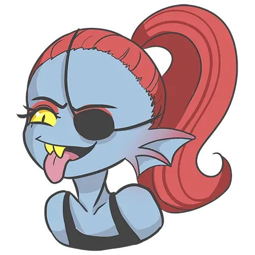 Андайн • Undyne • Undertale - Sticker 9