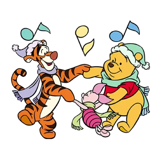 小熊維尼 生龍活虎新年貼圖 (Winnie the Pooh, CNY) (2) - Sticker 11
