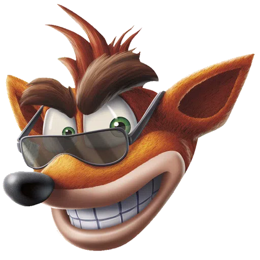 crash bandicoot 1of 2 - Sticker 25